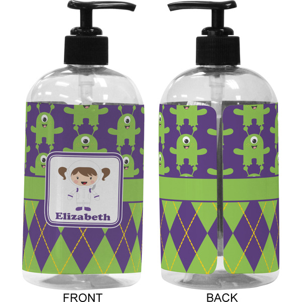 Astronaut, Aliens & Argyle 16 oz Plastic Liquid Dispenser (Approval)