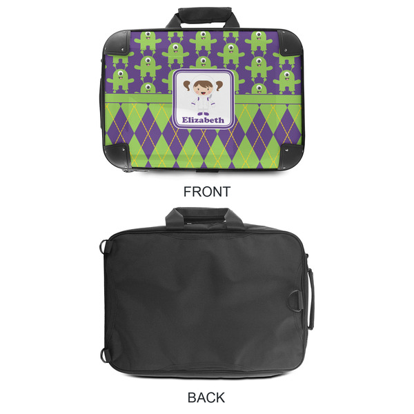 Astronaut, Aliens & Argyle 18" Laptop Briefcase - APPROVAL