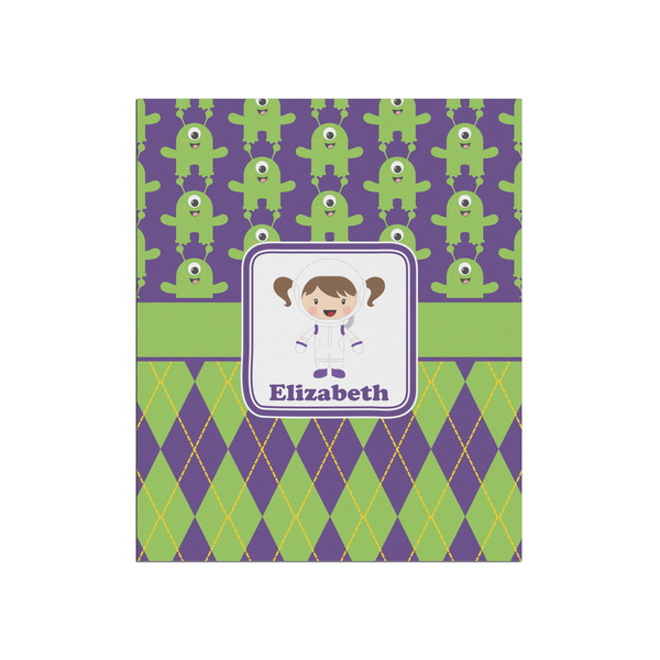 Custom Astronaut, Aliens & Argyle Poster - Matte - 20x24 (Personalized)