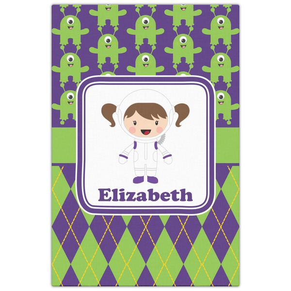 Astronaut, Aliens & Argyle 20x30 - Canvas Print - Front View