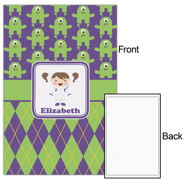 Astronaut, Aliens & Argyle 20x30 - Matte Poster - Front & Back