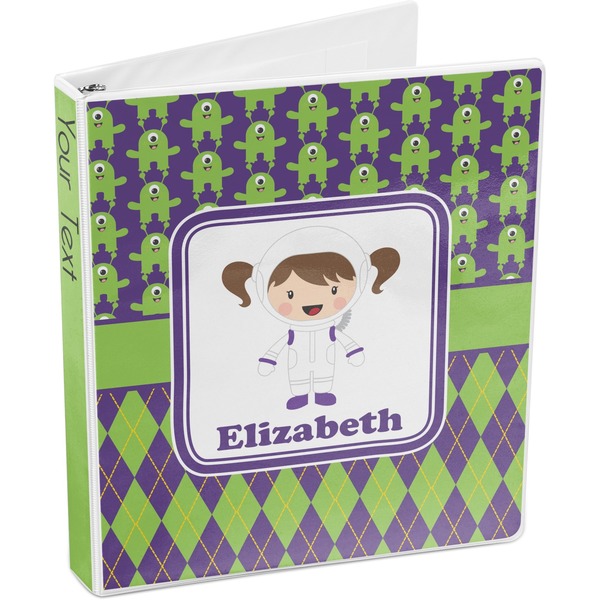 Astronaut, Aliens & Argyle 3-Ring Binder 3/4 - Main