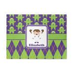 Astronaut, Aliens & Argyle Area Rug (Personalized)