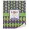 Astronaut, Aliens & Argyle Sherpa Throw Blanket (Personalized)