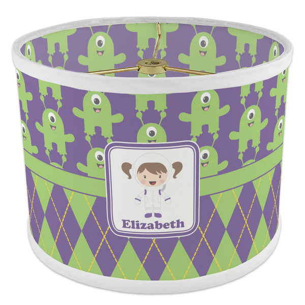 Astronaut, Aliens & Argyle 8" Drum Lampshade - ANGLE Poly-Film