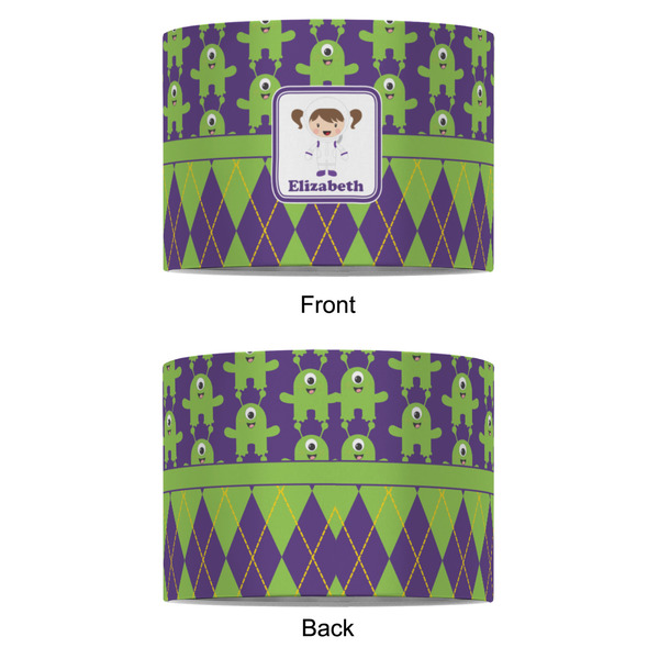 Astronaut, Aliens & Argyle 8" Drum Lampshade - APPROVAL (Fabric)