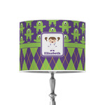 Astronaut, Aliens & Argyle 8" Drum Lamp Shade - Poly-film (Personalized)