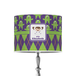 Astronaut, Aliens & Argyle 8" Drum Lamp Shade - Poly-film (Personalized)