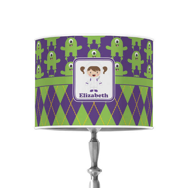Astronaut, Aliens & Argyle 8" Drum Lampshade - ON STAND (Poly Film)