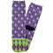 Astronaut, Aliens & Argyle Adult Crew Socks - Single Pair - Front and Back