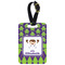 Astronaut, Aliens & Argyle Metal Luggage Tag w/ Name or Text