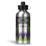 Astronaut, Aliens & Argyle Water Bottle - Aluminum - 20 oz (Personalized)