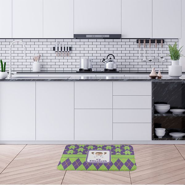 Astronaut, Aliens & Argyle Anti-Fatigue Kitchen Mats - LIFESTYLE