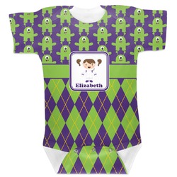 Astronaut, Aliens & Argyle Baby Bodysuit 6-12 (Personalized)
