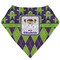 Astronaut, Aliens & Argyle Bandana Bib (Personalized)
