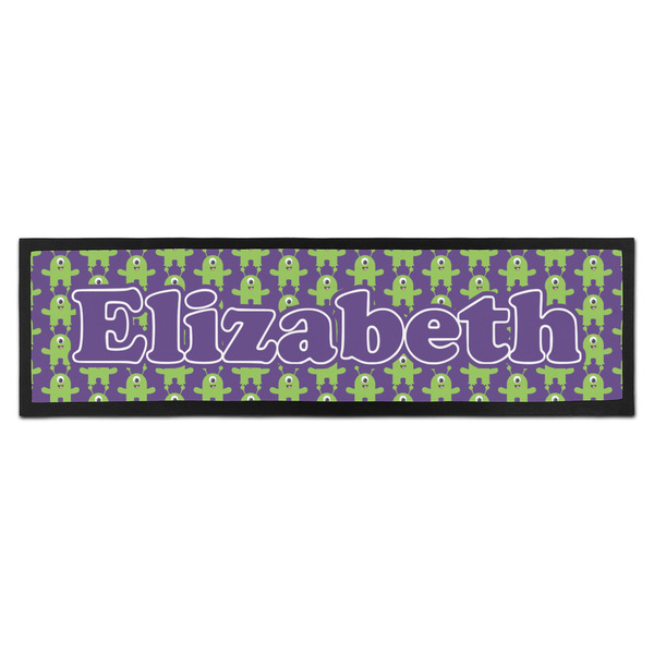 Custom Astronaut, Aliens & Argyle Bar Mat - Large (Personalized)