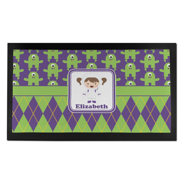 Astronaut, Aliens & Argyle Bar Mat - Small - FRONT