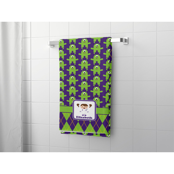 Astronaut, Aliens & Argyle Bath Towel - LIFESTYLE
