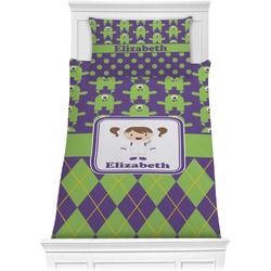 Astronaut, Aliens & Argyle Comforter Set - Twin XL (Personalized)