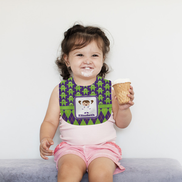 Astronaut, Aliens & Argyle Bib Lifestyle Girl