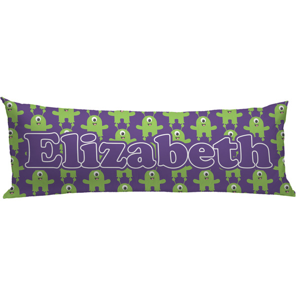 Custom Astronaut, Aliens & Argyle Body Pillow Case (Personalized)