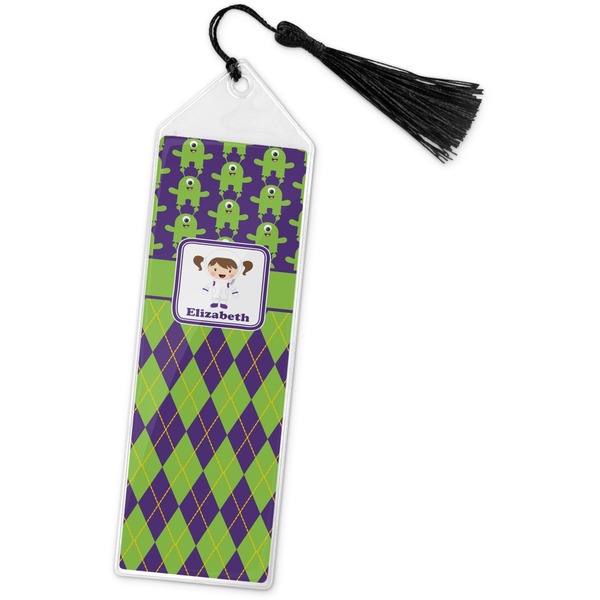Custom Astronaut, Aliens & Argyle Book Mark w/Tassel (Personalized)