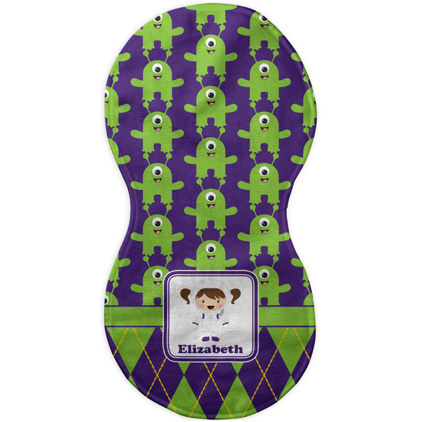 Astronaut, Aliens & Argyle Burp Peanut Shaped Flat