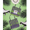 Astronaut, Aliens & Argyle Canvas Tote Lifestyle Front and Back- 13x13