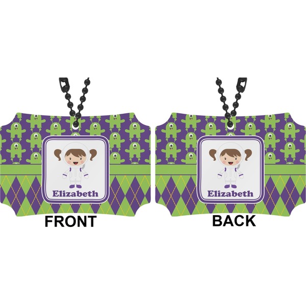 Astronaut, Aliens & Argyle Car Ornament - Berlin (Approval)