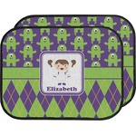 Astronaut, Aliens & Argyle Car Floor Mats (Back Seat) (Personalized)