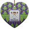 Astronaut, Aliens & Argyle Heart Ceramic Ornament w/ Name or Text