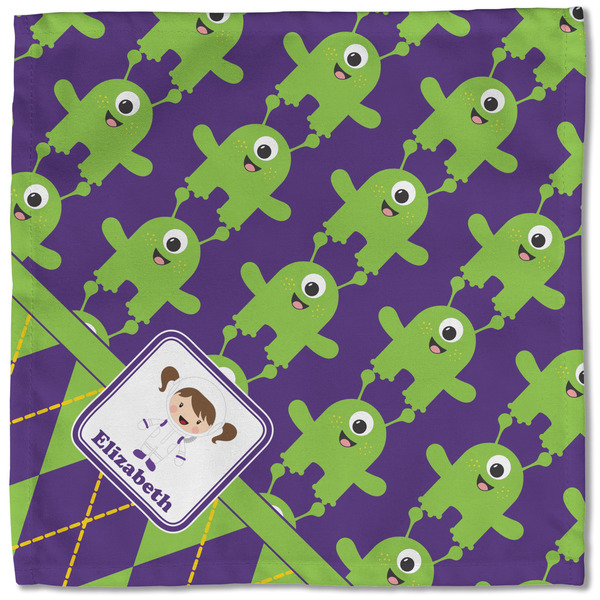 Astronaut, Aliens & Argyle Cloth Napkins - Personalized Lunch (Single Full Open)