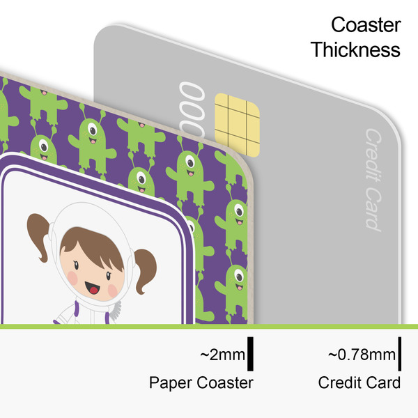 Astronaut, Aliens & Argyle Coaster Thickness