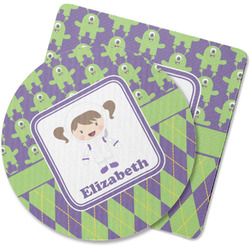 Astronaut, Aliens & Argyle Rubber Backed Coaster (Personalized)