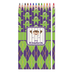 Astronaut, Aliens & Argyle Colored Pencils (Personalized)