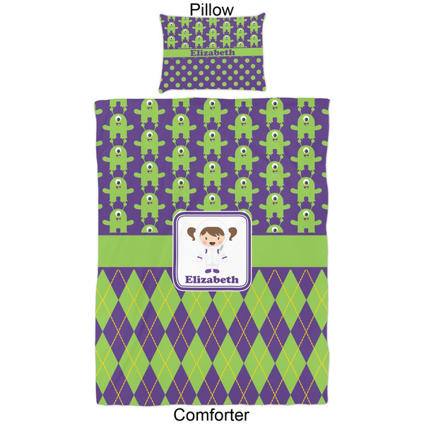 Astronaut, Aliens & Argyle Comforter Set - Twin - Approval