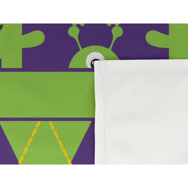 Astronaut, Aliens & Argyle Cooling Towel- Detail