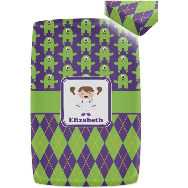 Astronaut, Aliens & Argyle Crib Fitted Sheet - Apvl