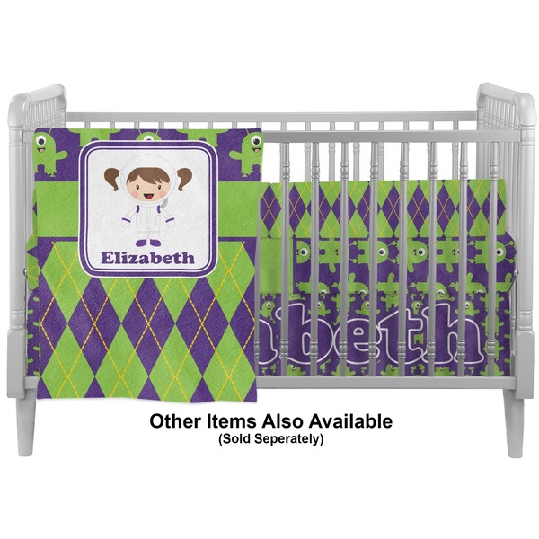 Astronaut, Aliens & Argyle Crib - Profile Sold Seperately