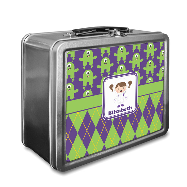 Custom Astronaut, Aliens & Argyle Lunch Box (Personalized)