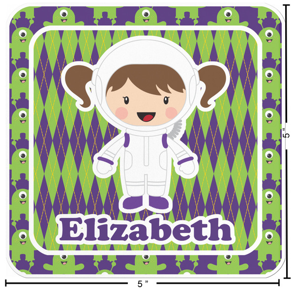 Astronaut, Aliens & Argyle Custom Shape Iron On Patches - L - APPROVAL