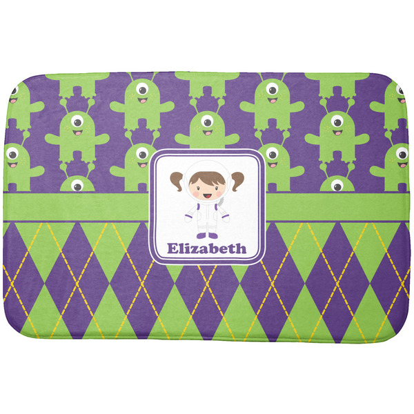 Custom Astronaut, Aliens & Argyle Dish Drying Mat (Personalized)