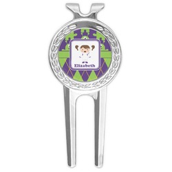 Astronaut, Aliens & Argyle Golf Divot Tool & Ball Marker (Personalized)