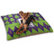Astronaut, Aliens & Argyle Dog Bed - Small w/ Name or Text