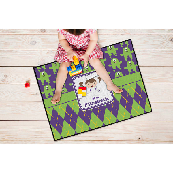 Astronaut, Aliens & Argyle Door Mats - LIFESTYLE kid