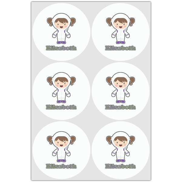 Astronaut, Aliens & Argyle Drink Topper - XLarge - Set of 6