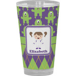 Astronaut, Aliens & Argyle Pint Glass - Full Color (Personalized)