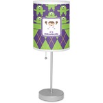 Astronaut, Aliens & Argyle 7" Drum Lamp with Shade (Personalized)