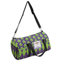 Astronaut, Aliens & Argyle Duffel Bag (Personalized)