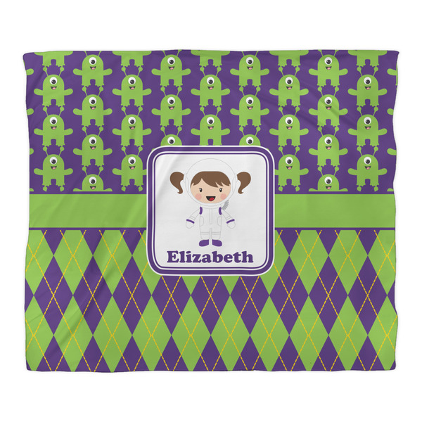 Astronaut, Aliens & Argyle Duvet Cover - King - Front